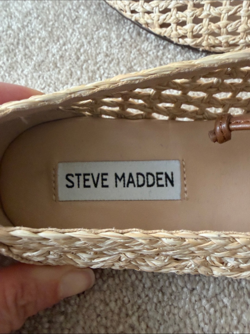 Steve Madden Women's Leelo Woven Flats - Picture 6 of 11